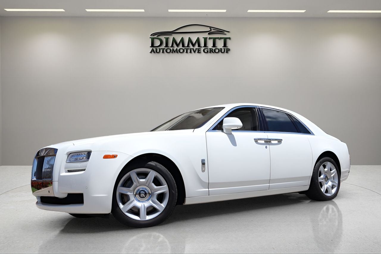 2014 Rolls-Royce Ghost in White — front three-quarter view