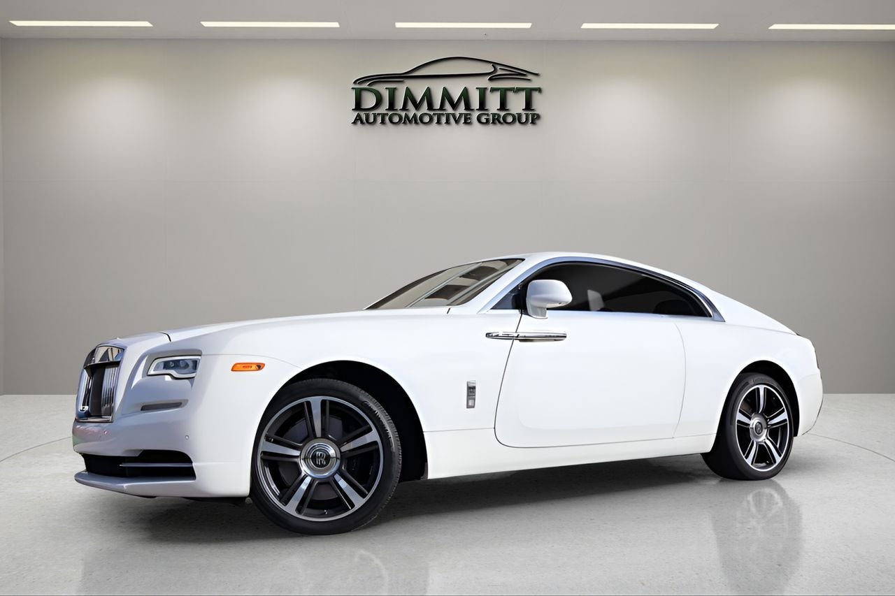 2017 Rolls-Royce Wraith in White — front three-quarter view