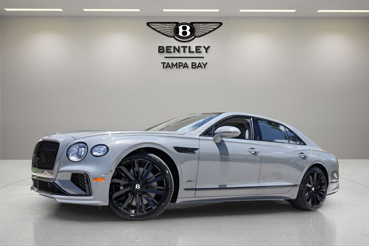 2026 Bentley Flying Spur Speed in Grey — front three-quarter view