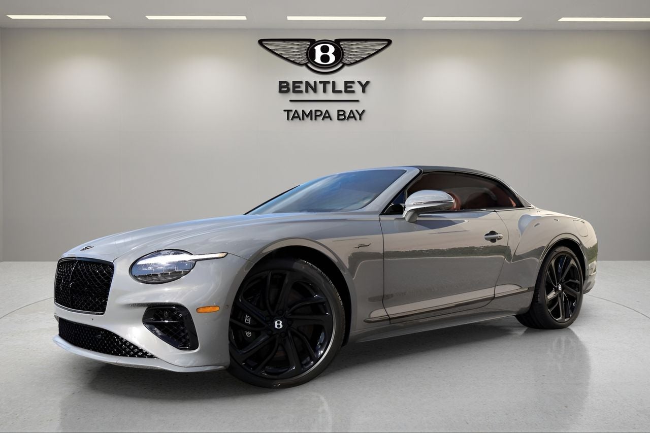 2026 Bentley Continental GTC Speed in Gravity Grey — front three-quarter view