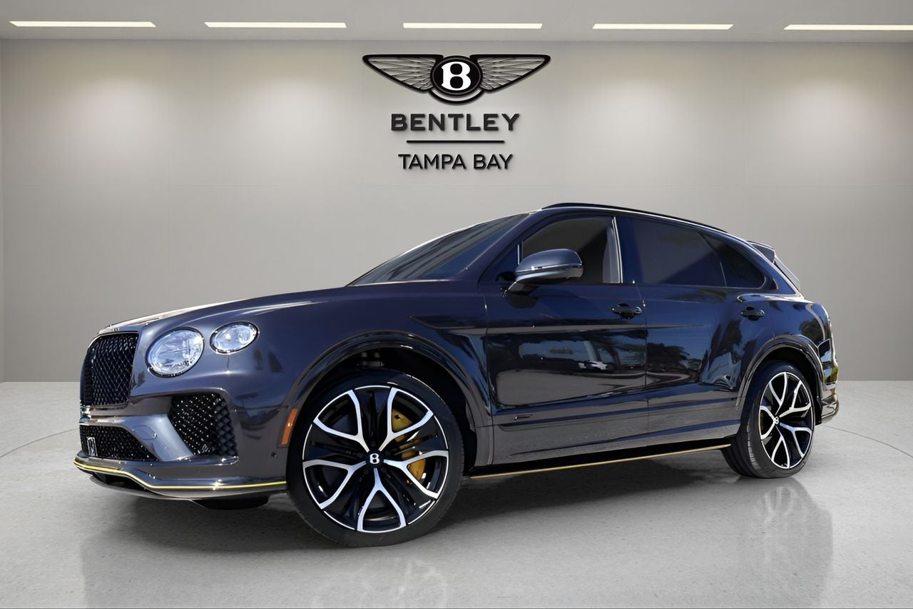 2026 Bentley Bentayga Speed in Royal Ebony — front three-quarter view