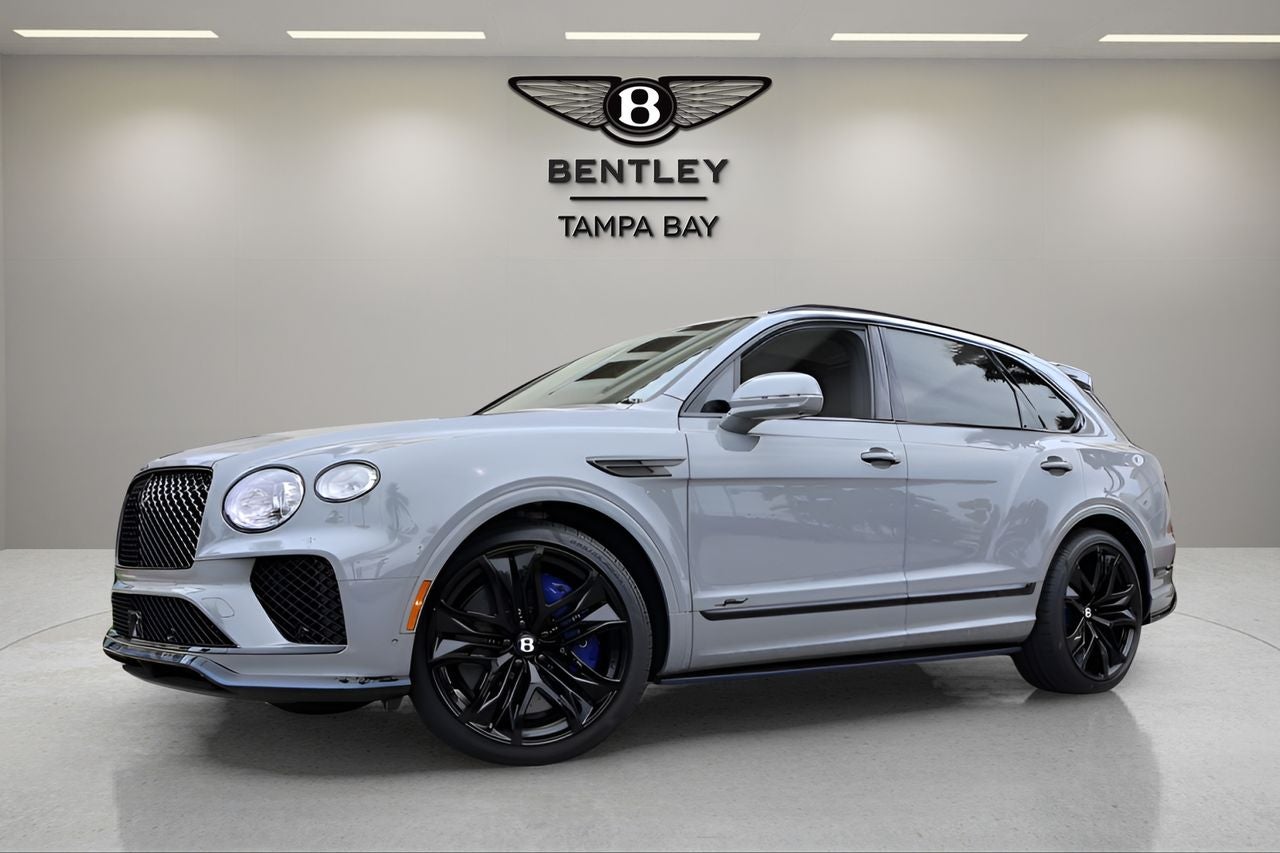 2026 Bentley Bentayga Speed in Grey — front three-quarter view