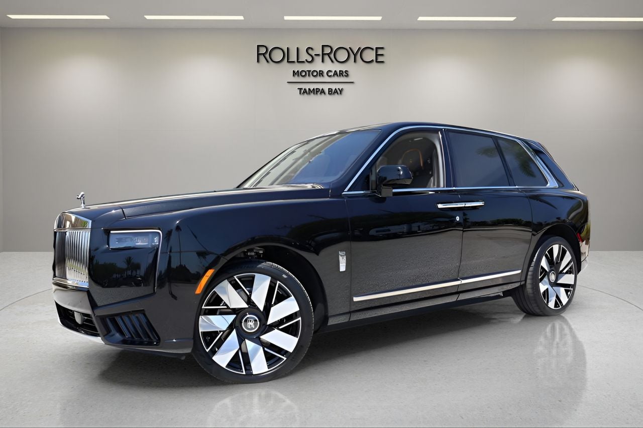 2026 Rolls-Royce Cullinan in Black Diamond — front three-quarter view