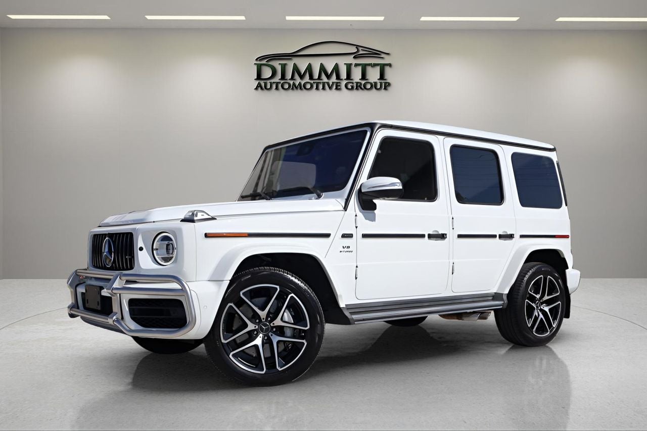 2019 Mercedes-Benz G-Class G 63 AMG 4MATIC in White — front three-quarter view